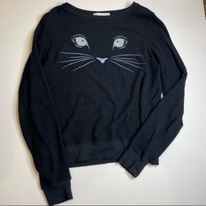 iso looking for wildfox black cat sweater shirt pullover halloween goth top